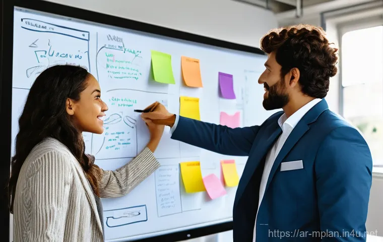 미디어 플래너 경력 개발 로드맵 - **Prompt 1: The Analytical Media Planner in a Digital Hub**
    "A highly focused and professional A...